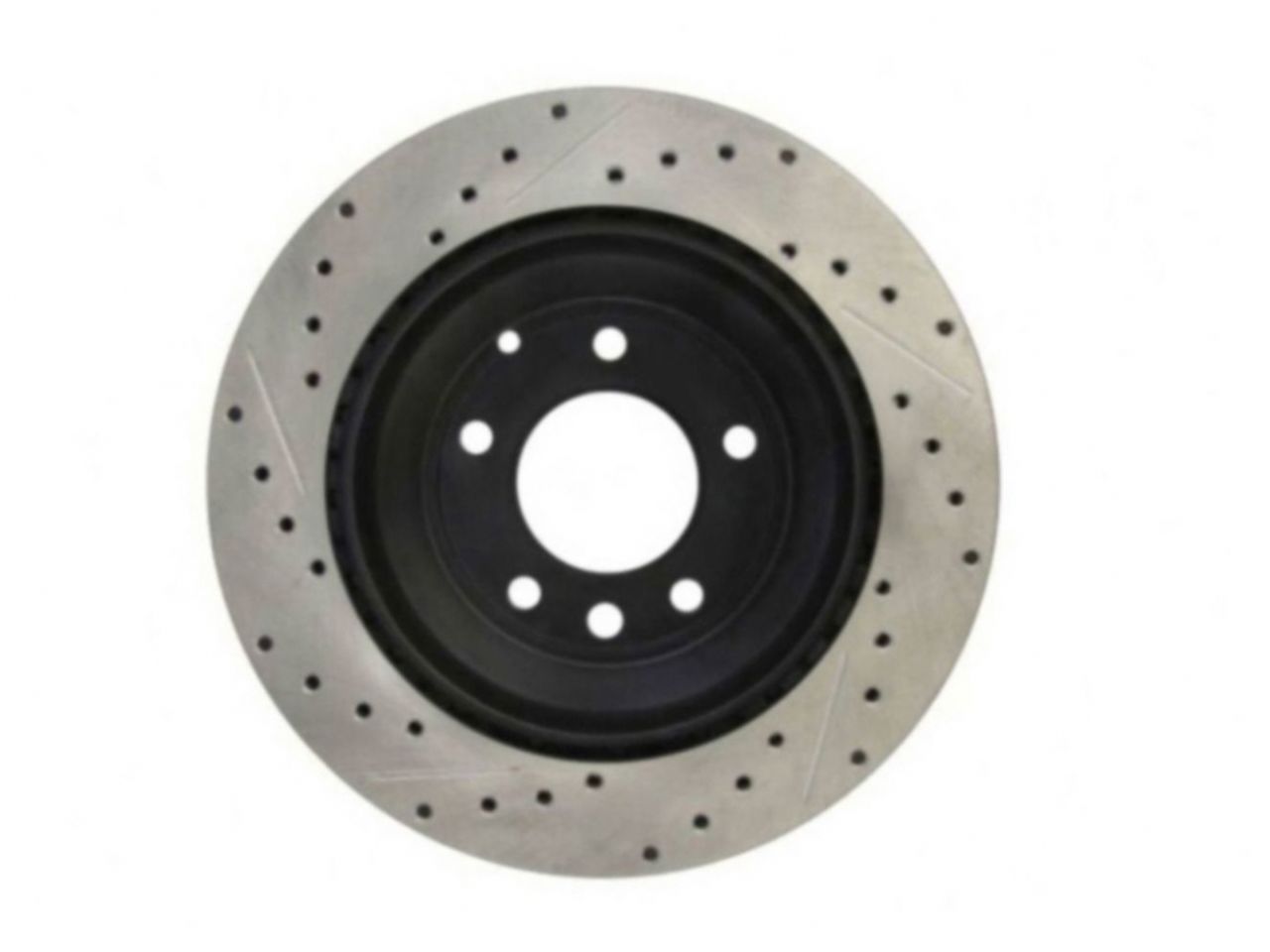 StopTech  Select Sport Drilled And Slotted Brake Rotor; Front Left