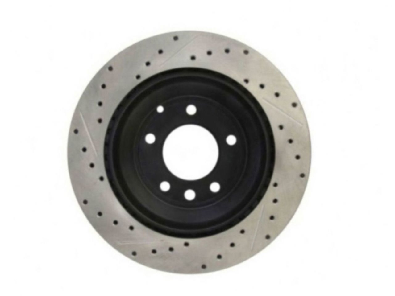 StopTech Select Sport Drilled And Slotted Brake Rotor; Front Left