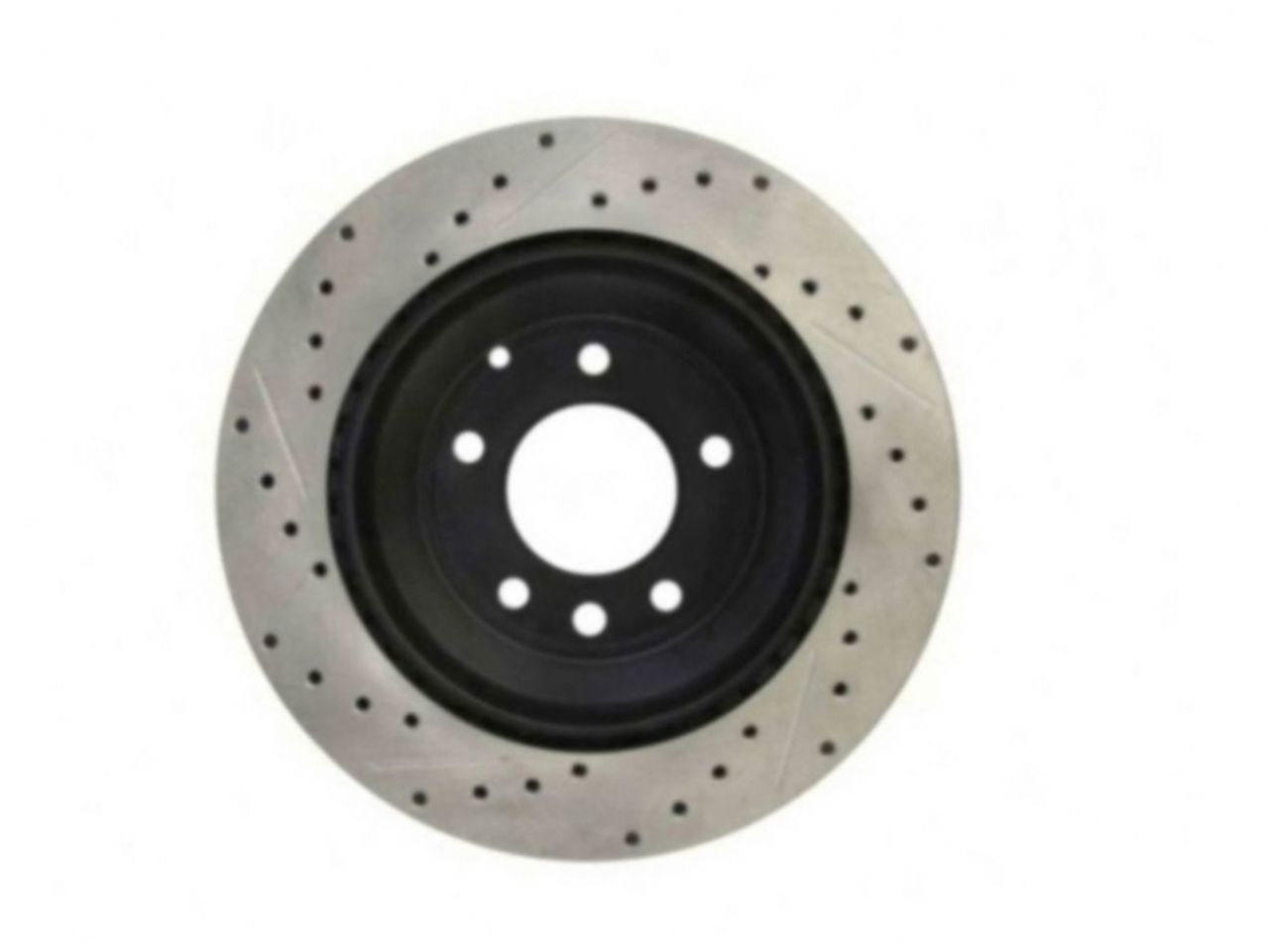 StopTech Select Sport Drilled And Slotted Brake Rotor; Front Left