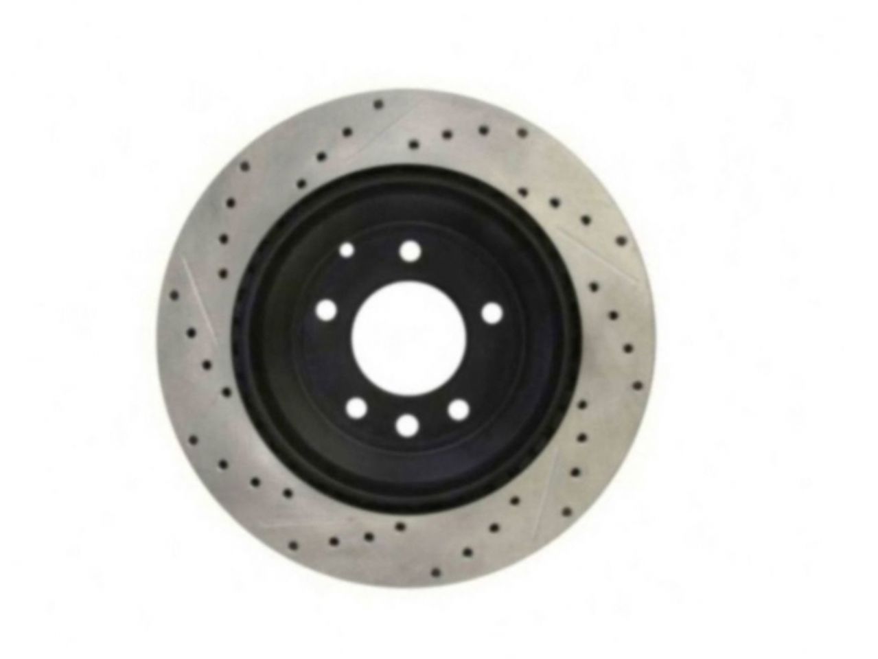 StopTech Select Sport Drilled And Slotted Brake Rotor; Front Left