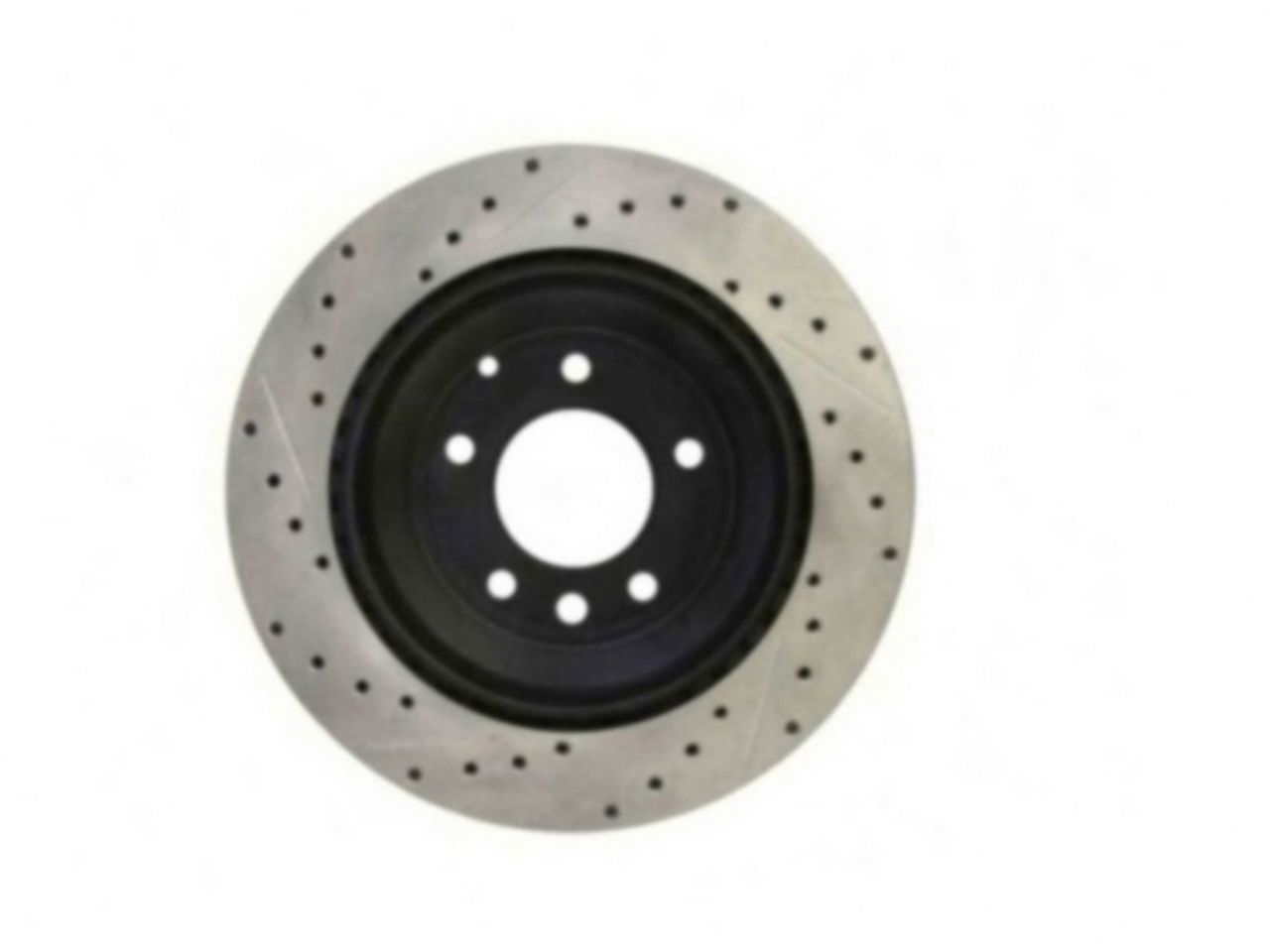 StopTech Select Sport Drilled And Slotted Brake Rotor; Front Left