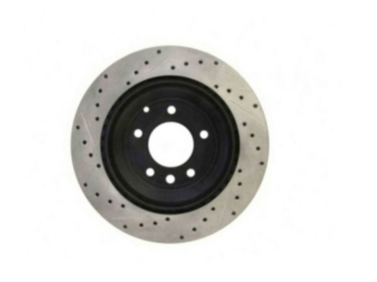 StopTech Select Sport Drilled And Slotted Brake Rotor; Front Left