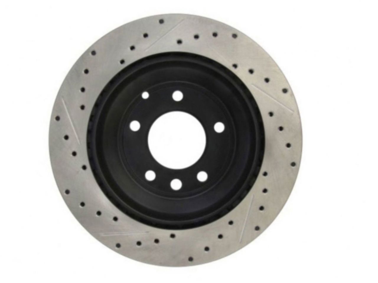 StopTech  Select Sport Drilled And Slotted Brake Rotor; Front Left