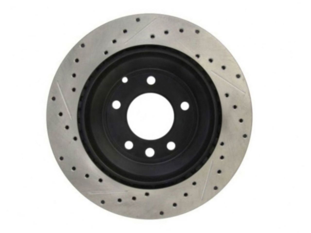 StopTech Select Sport Drilled And Slotted Brake Rotor; Front Left