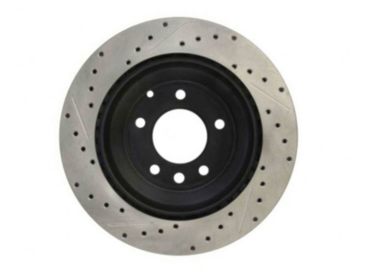 StopTech Select Sport Drilled And Slotted Brake Rotor; Front Left