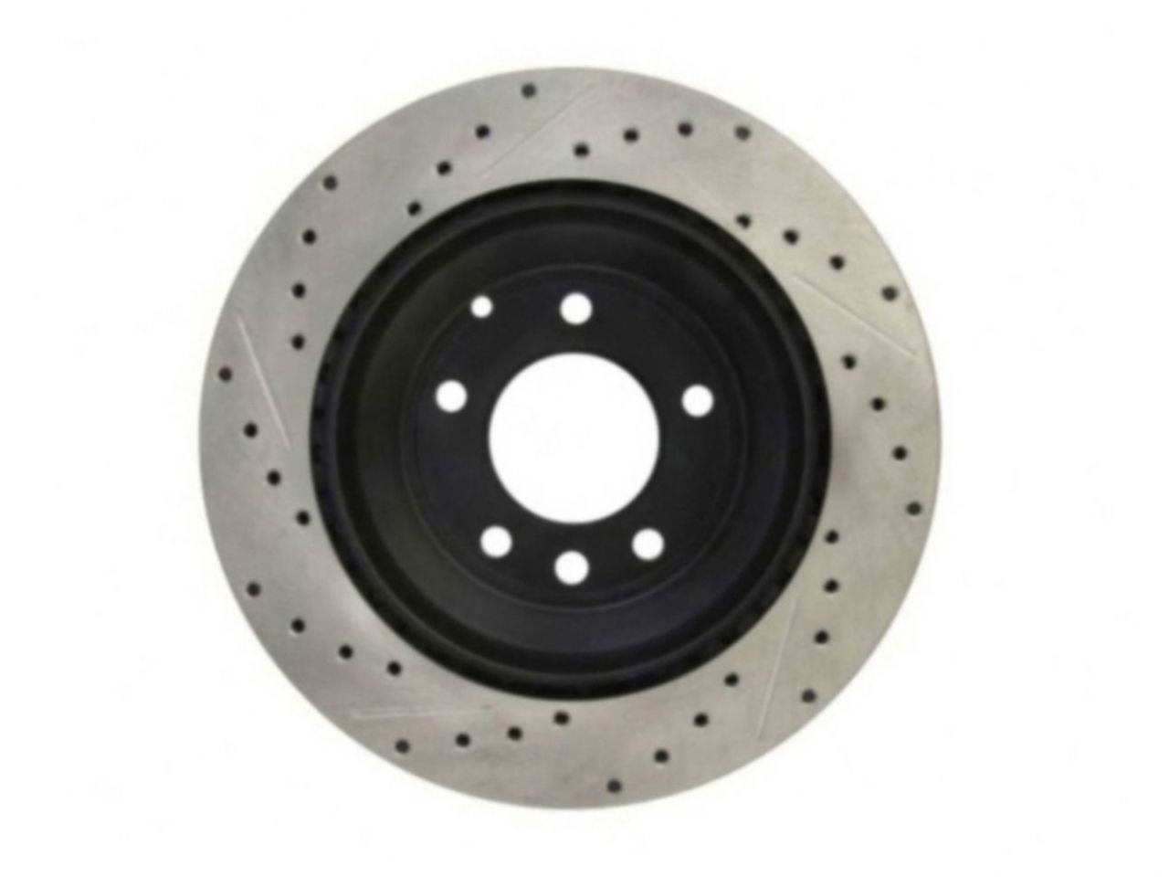 StopTech Select Sport Drilled And Slotted Brake Rotor; Front Left