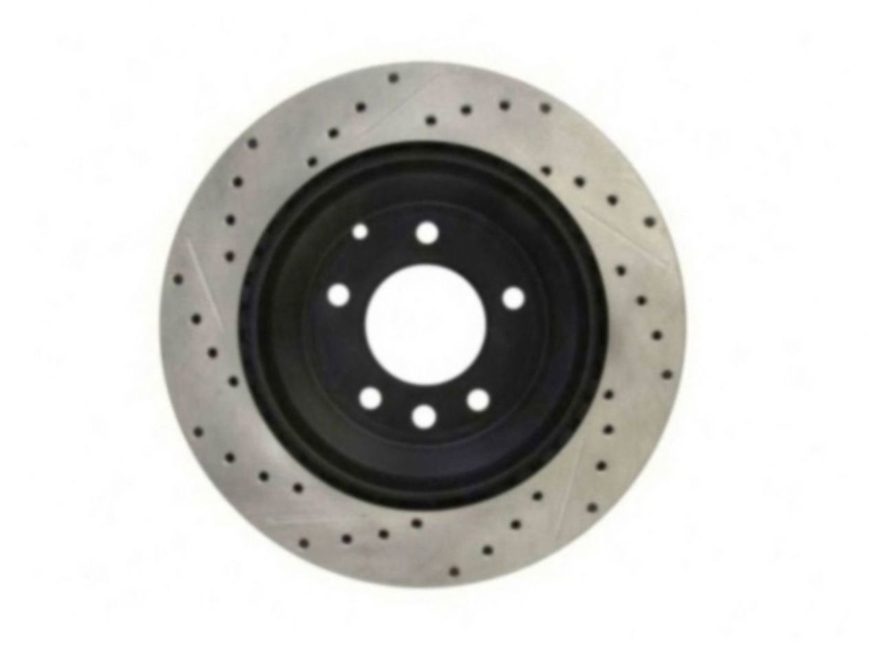 StopTech Select Sport Drilled And Slotted Brake Rotor; Front Left