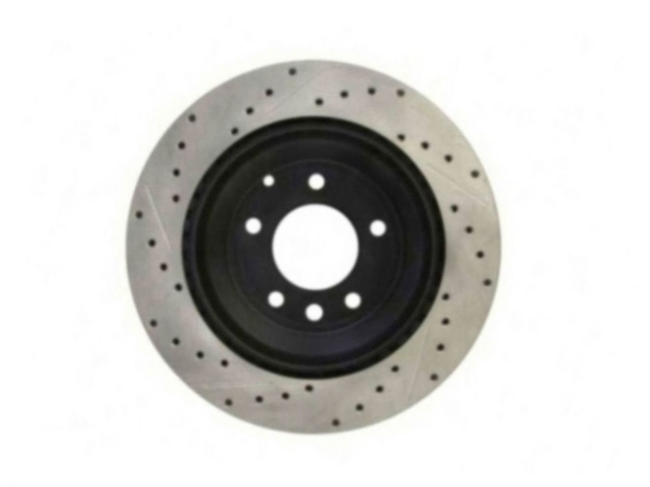 StopTech Select Sport Drilled And Slotted Brake Rotor; Front Left