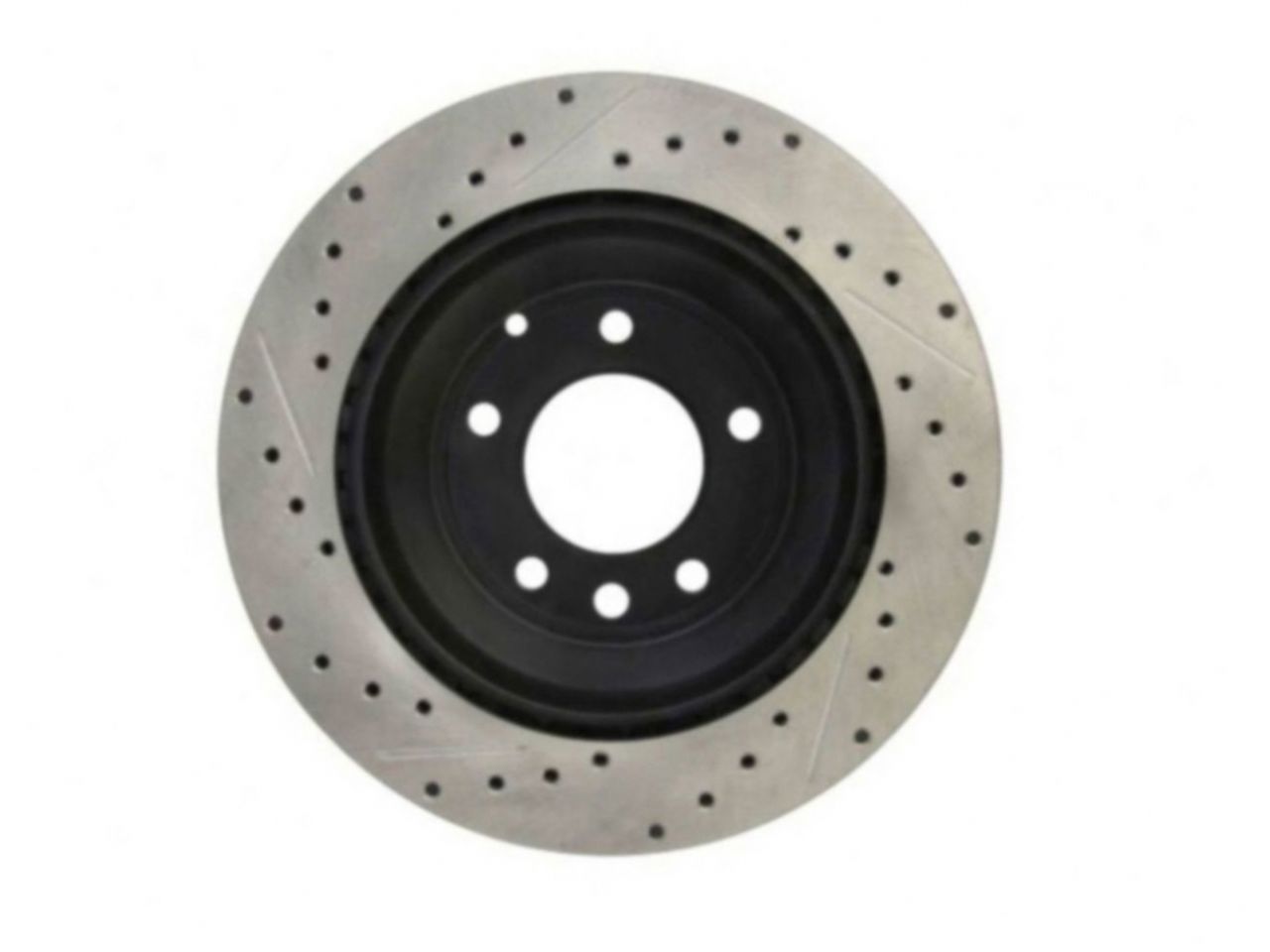 StopTech Select Sport Drilled And Slotted Brake Rotor; Front Left