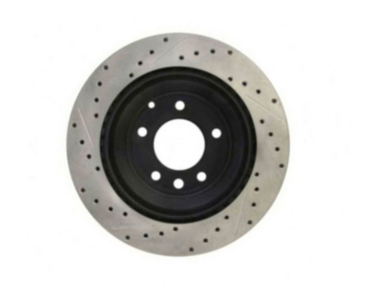 StopTech Select Sport Drilled And Slotted Brake Rotor; Front Left