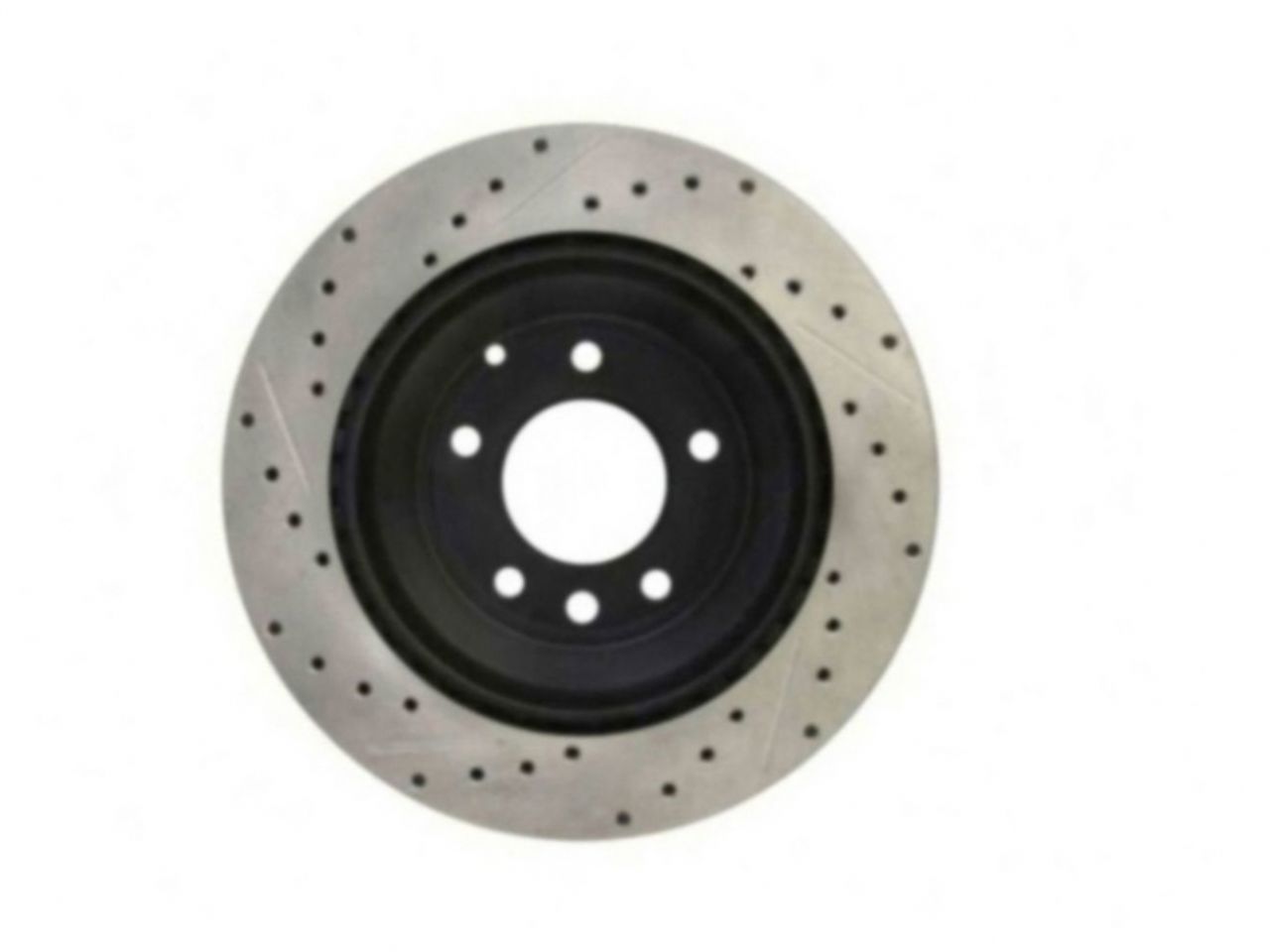 StopTech Select Sport Drilled And Slotted Brake Rotor; Front Left