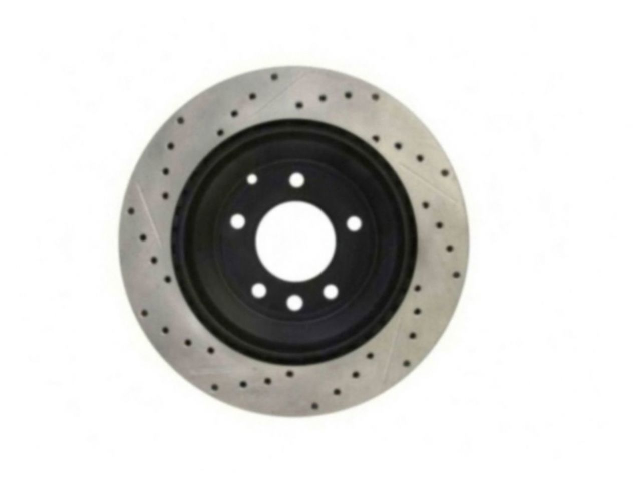 StopTech Select Sport Drilled And Slotted Brake Rotor; Front Left