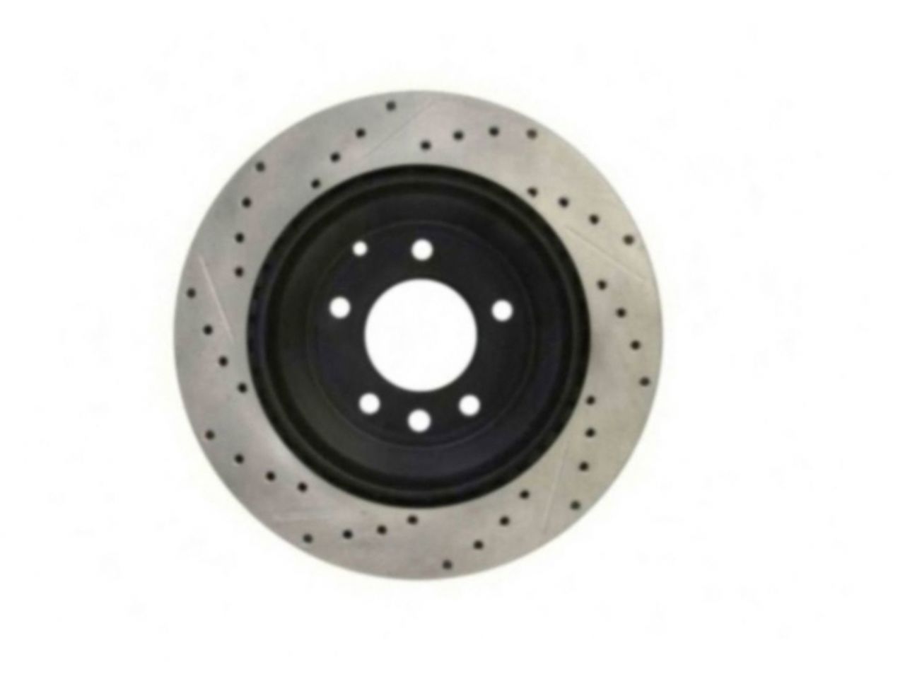 StopTech Select Sport Drilled And Slotted Brake Rotor; Front Left