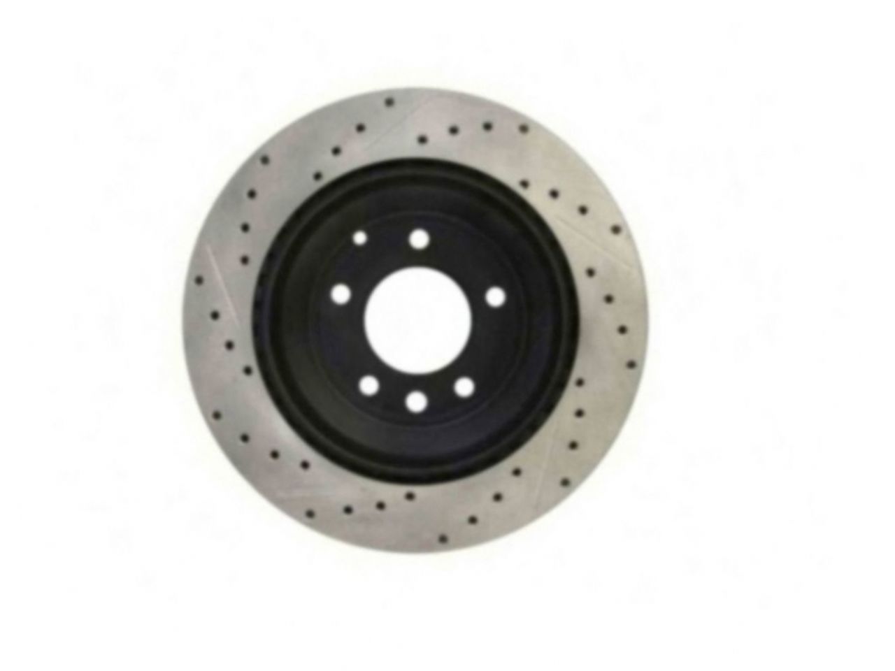 StopTech Select Sport Drilled And Slotted Brake Rotor; Front Left