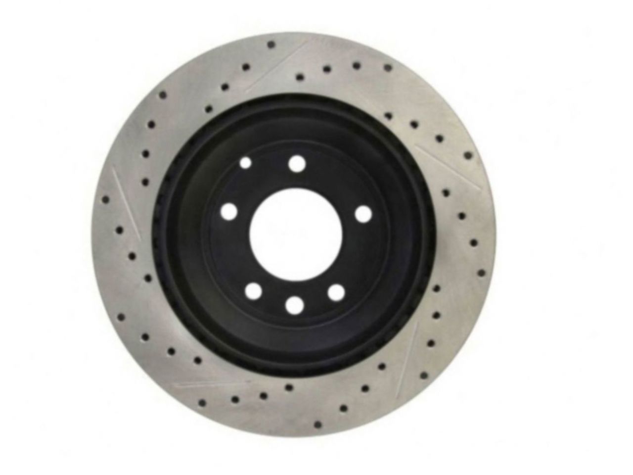 StopTech Select Sport Drilled And Slotted Brake Rotor; Front Left