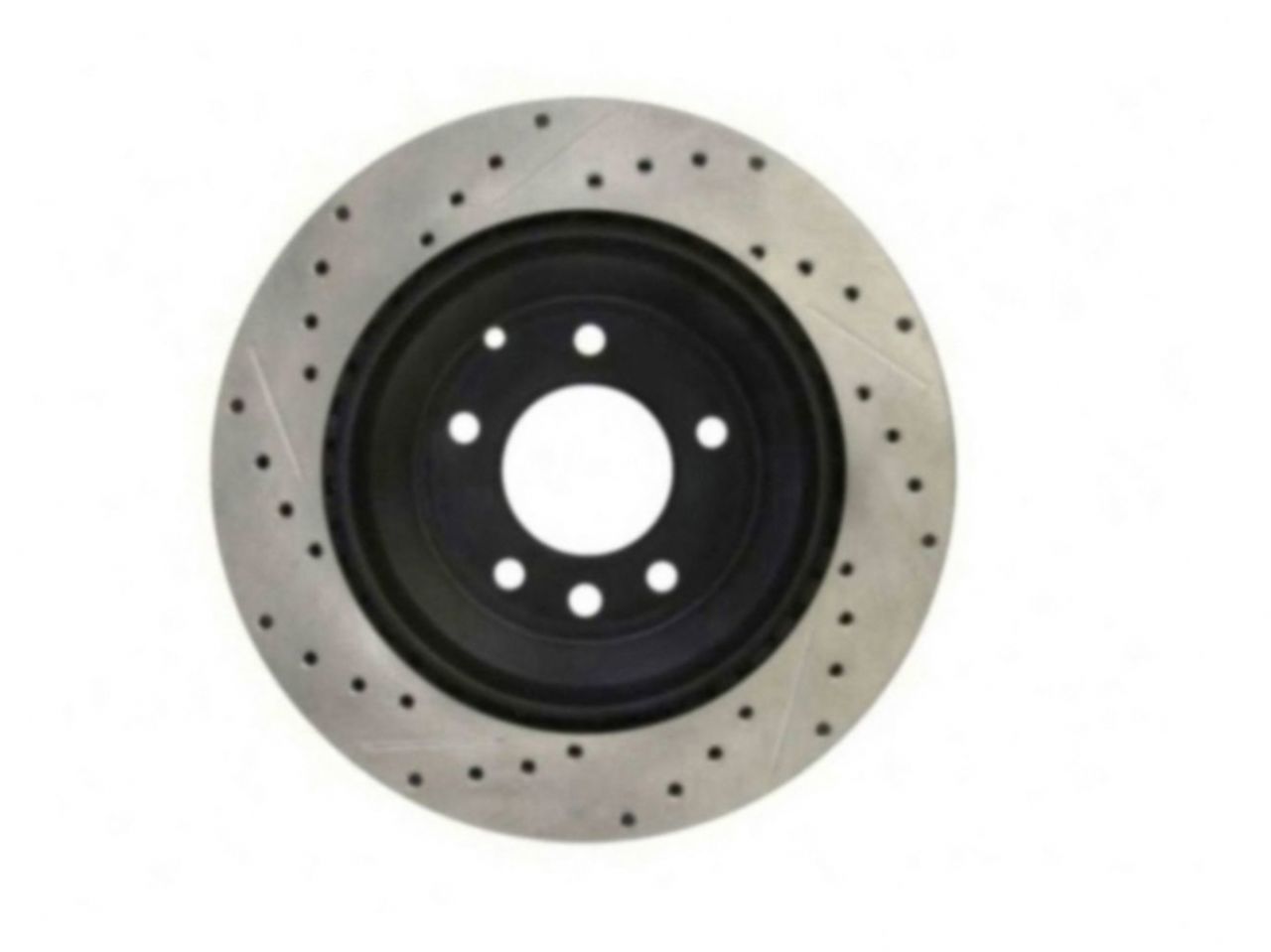 StopTech Select Sport Drilled And Slotted Brake Rotor; Front Left