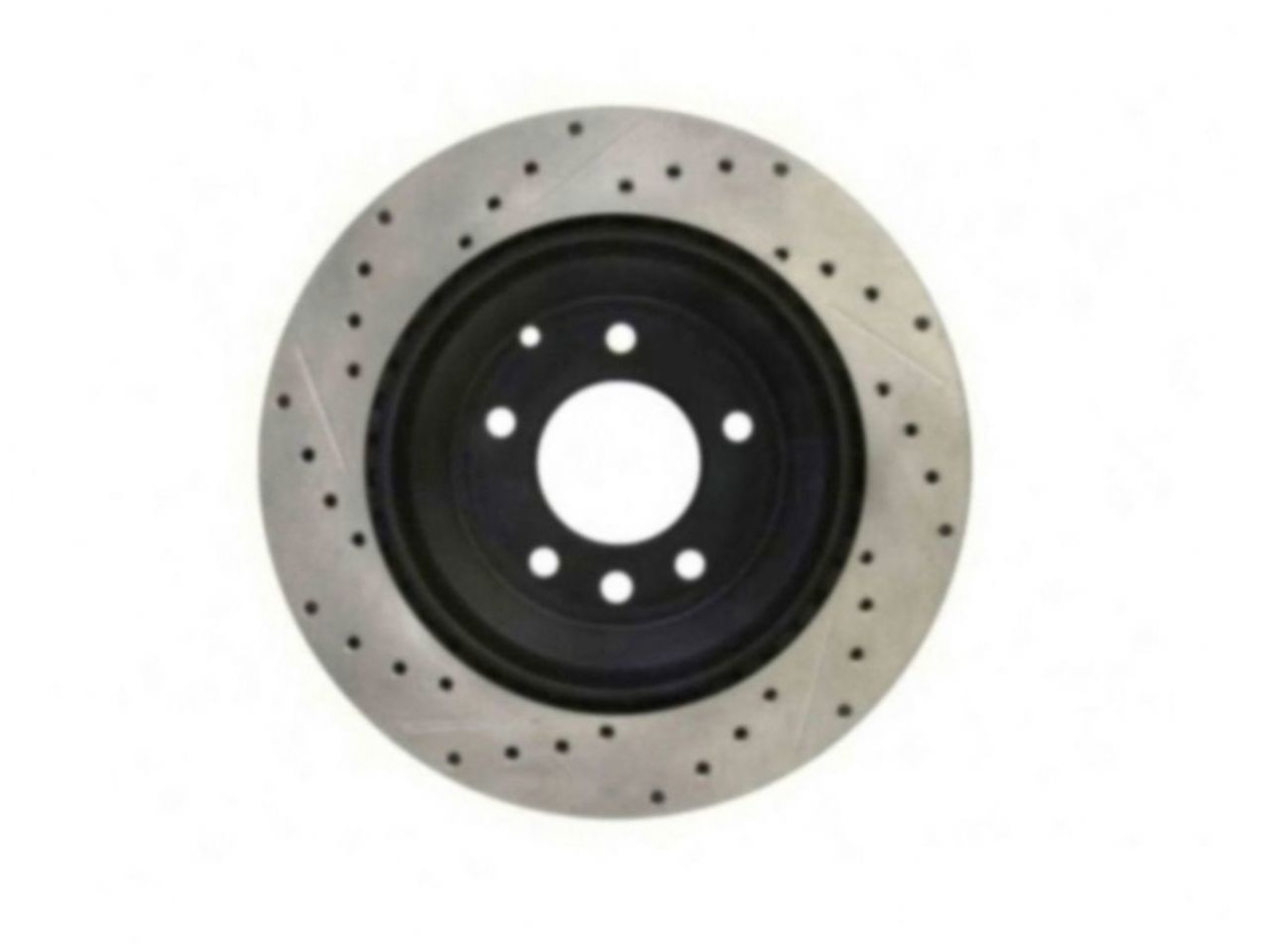 StopTech Select Sport Drilled And Slotted Brake Rotor; Front Left