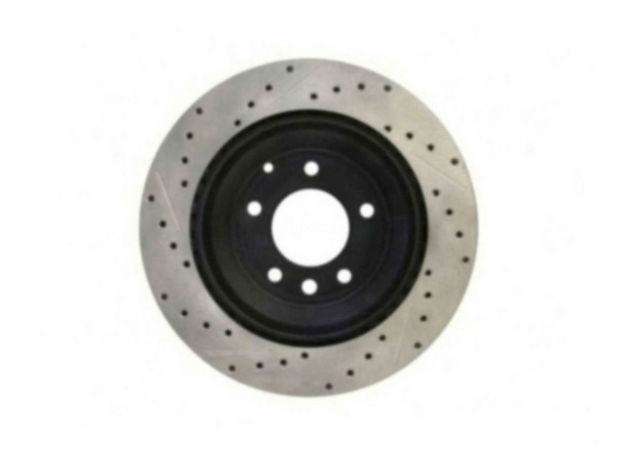 StopTech Select Sport Drilled And Slotted Brake Rotor; Front Left