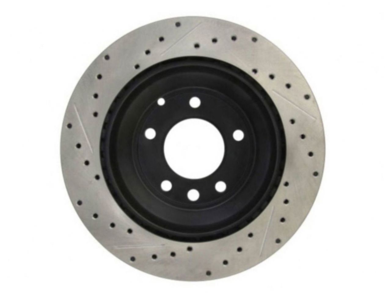 StopTech Select Sport Drilled And Slotted Brake Rotor; Front Left