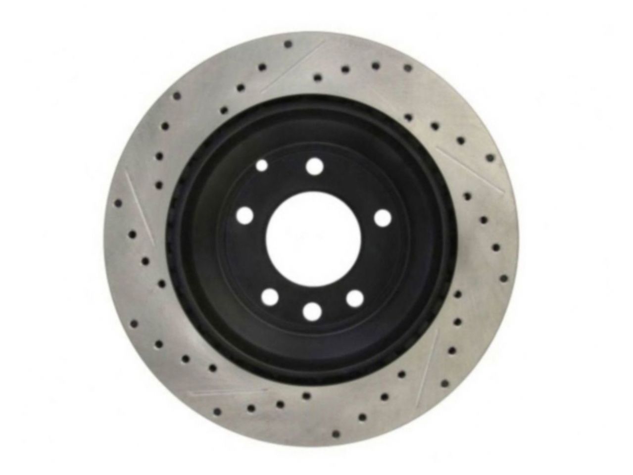 StopTech Select Sport Drilled And Slotted Brake Rotor; Front Left