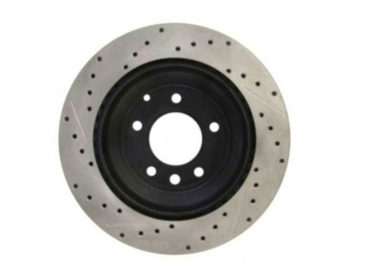 StopTech Select Sport Drilled And Slotted Brake Rotor; Front Left