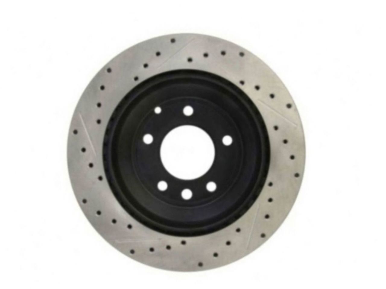 StopTech Select Sport Drilled And Slotted Brake Rotor; Front Left