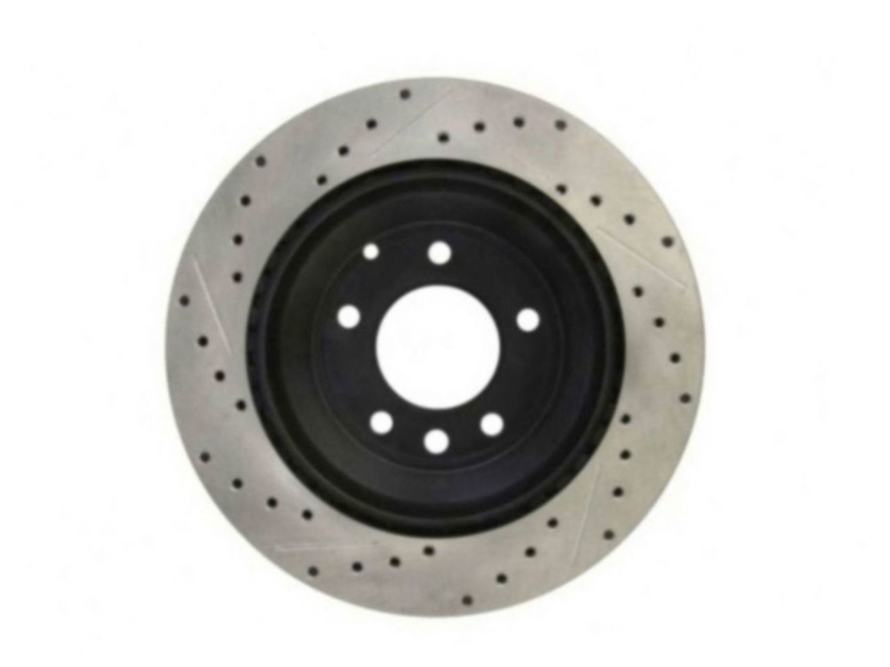 StopTech Select Sport Drilled And Slotted Brake Rotor; Front Left