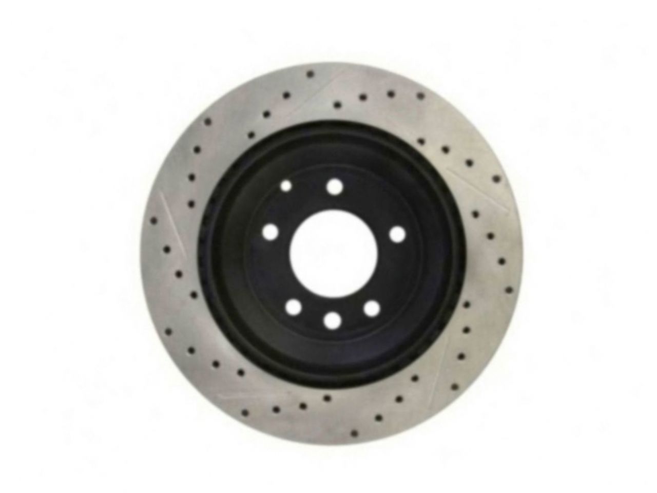 StopTech Select Sport Drilled And Slotted Brake Rotor; Front Left