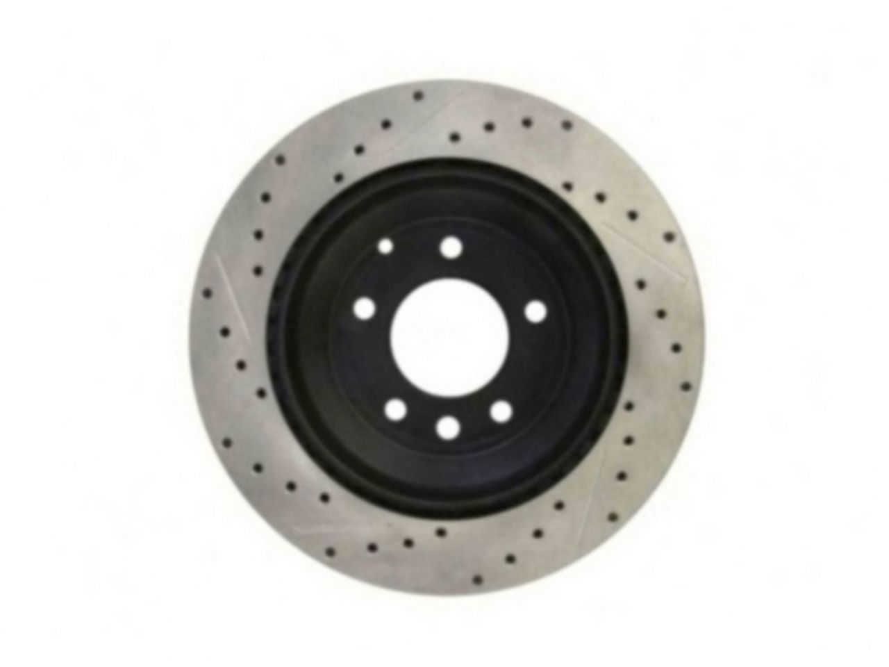 StopTech Select Sport Drilled And Slotted Brake Rotor; Front Left