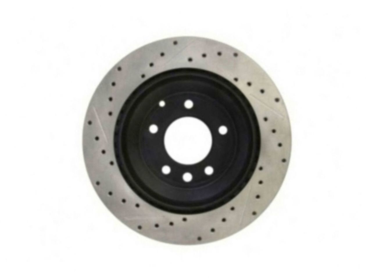 StopTech Select Sport Drilled And Slotted Brake Rotor; Front Left