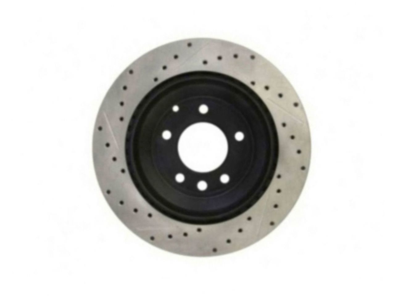 StopTech Select Sport Drilled And Slotted Brake Rotor; Front Left