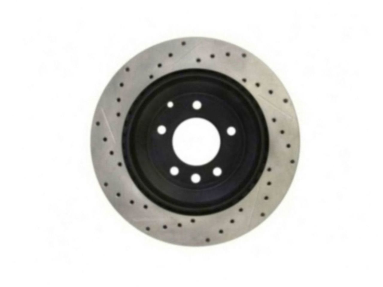 StopTech Select Sport Drilled And Slotted Brake Rotor; Front Left