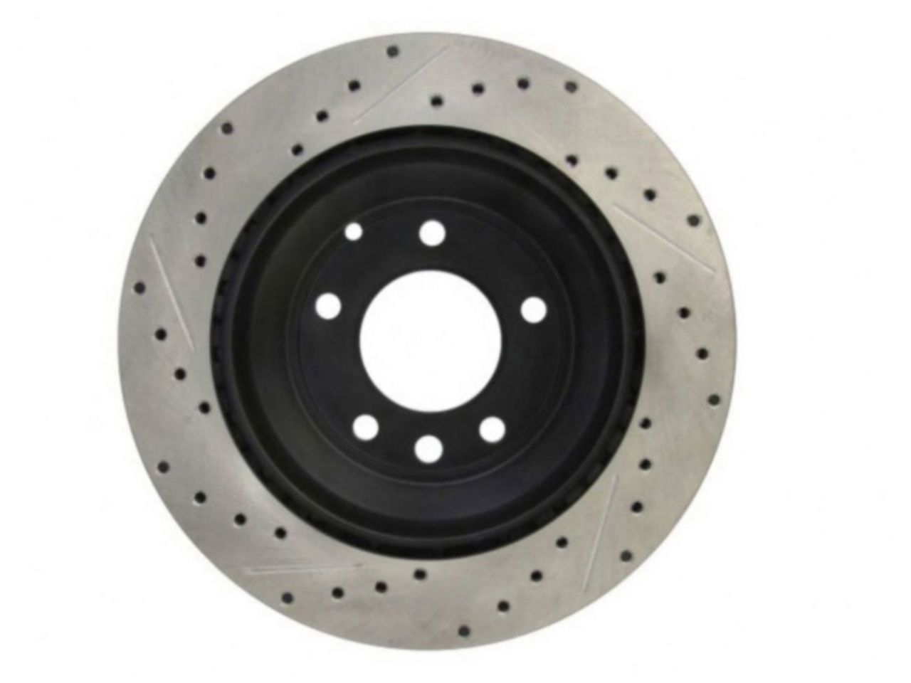 StopTech Select Sport Drilled And Slotted Brake Rotor; Front Left