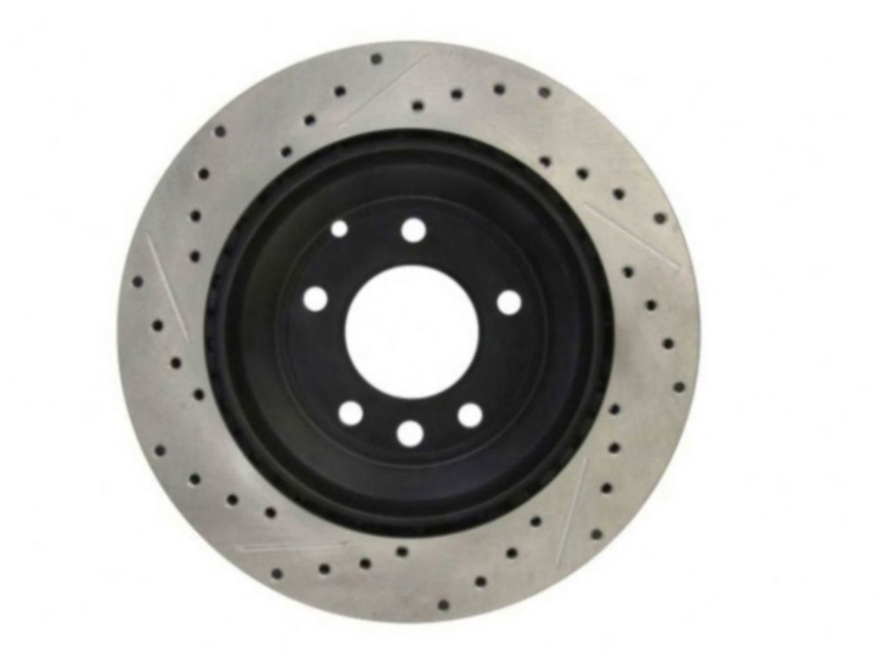 StopTech Select Sport Drilled And Slotted Brake Rotor; Front Left