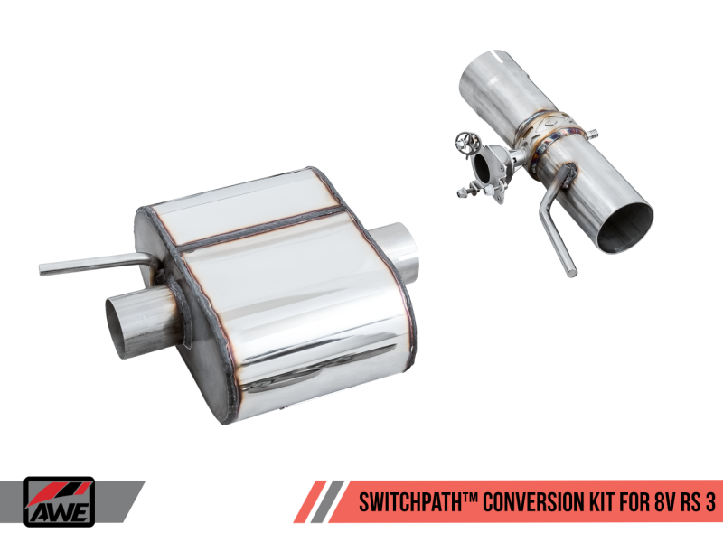 AWE Tuning 18-19 Audi TT RS Coupe 8S/MK3 2.5L Turbo SwitchPath Exhaust Conversion Kit 3825-11026