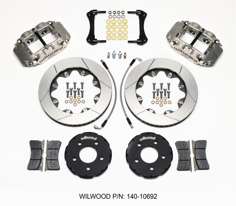 Wilwood Forged Superlite 4R ST BB Front Kit Road Race 94-04 Mustang 140-10692 Main Image