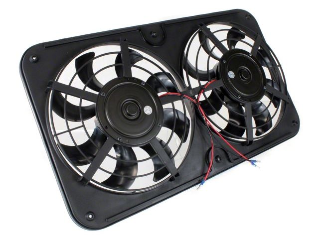 Flexalite   x-A-Lite 440 Dual 12 inch Pusher Auto Electric Fans 2500 CFM