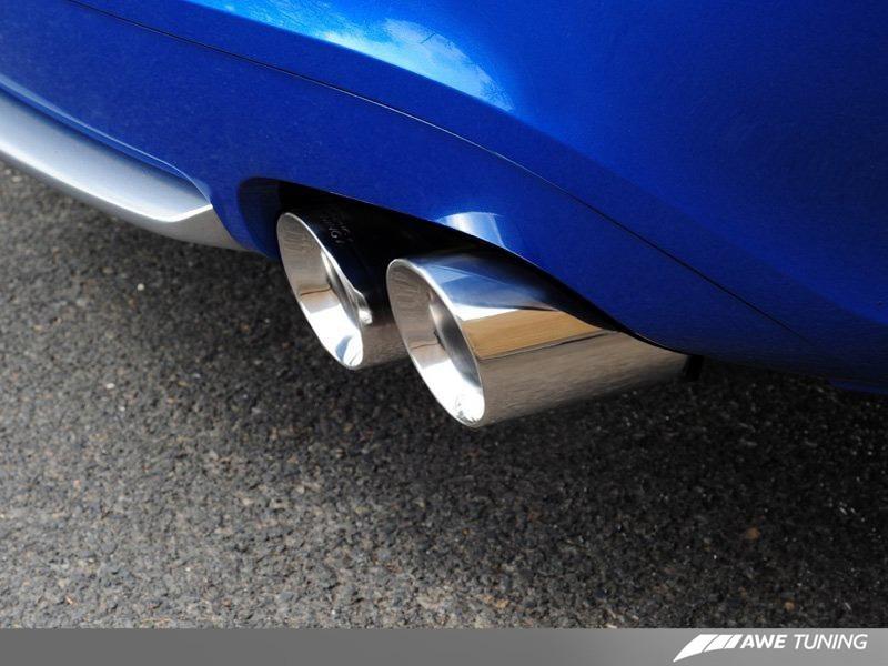 AWE Tuning Audi B8 S5 4.2L Track Edition Exhaust System - Polished Silver Tips 3020-42014 Main Image