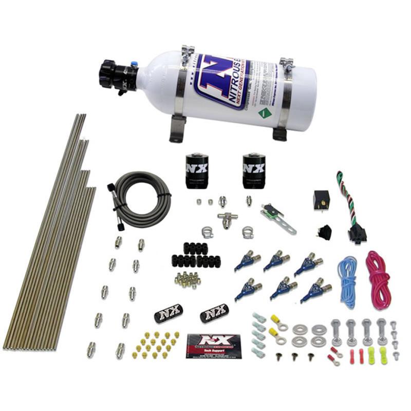 Nitrous Express V6AN Gasoline EFI Nitrous Kit (150-375HP) w/5lb Bottle 80006EFI-05 Main Image