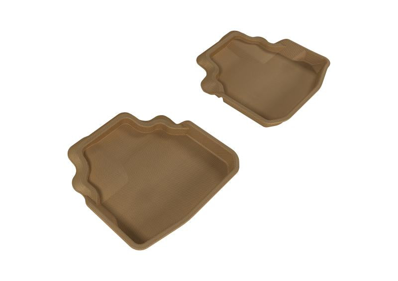 3D MAXpider 2006-2011 Buick Lucerne Kagu 2nd Row Floormats - Tan L1BC01721502 Main Image