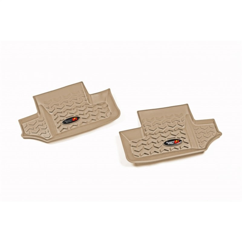 Rugged Ridge RUG Floor Liners - Tan Floor Mats Floor Mats - Rubber main image