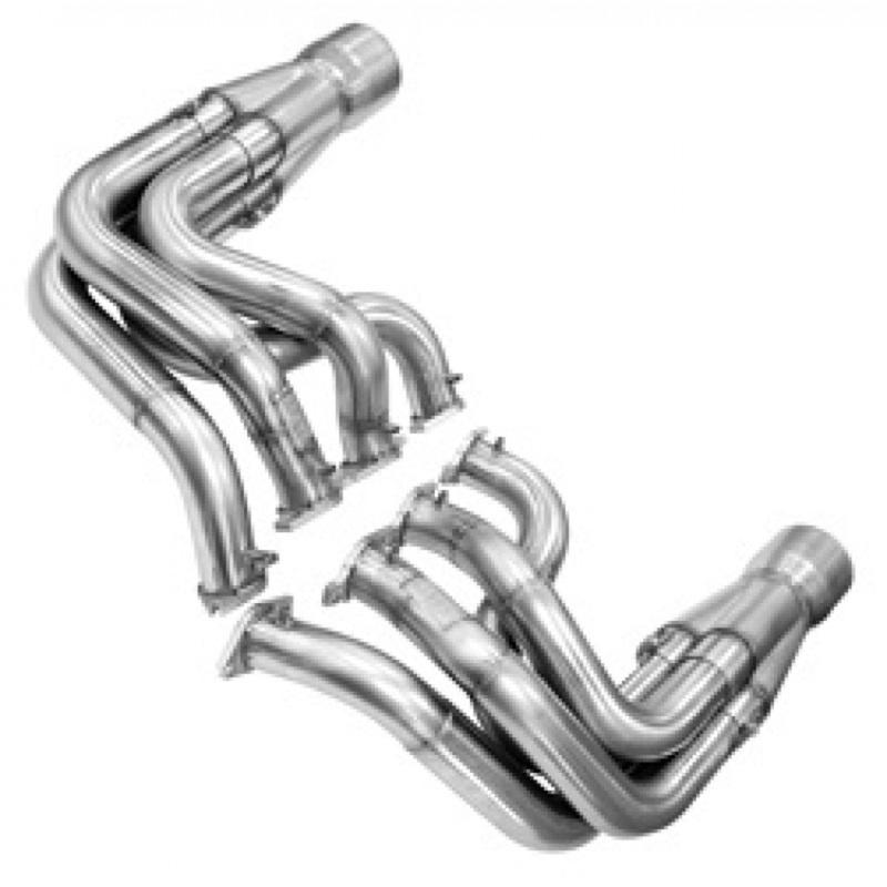 Kooks Strut Front End Door Car Header BBC 2 1/4in x 2 3/8in x 4in SS Headers 61202300 Main Image