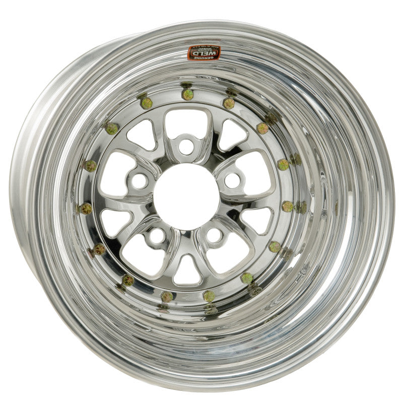 Weld V-Series 15x10 / 5x4.5 BP / 6in. BS Polished Wheel - Non-Beadlock 84P-510212