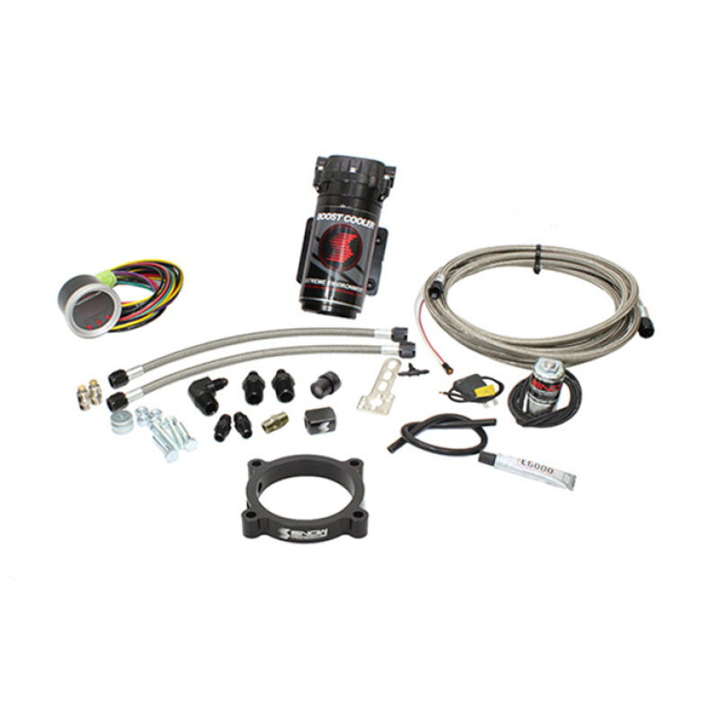 Snow Performance 11-17 Mustang Stg 2 Boost Cooler F/I Water Inj. Kit (SS Brded Line/4AN Fittings) w/ SNO-2132-BRD-T