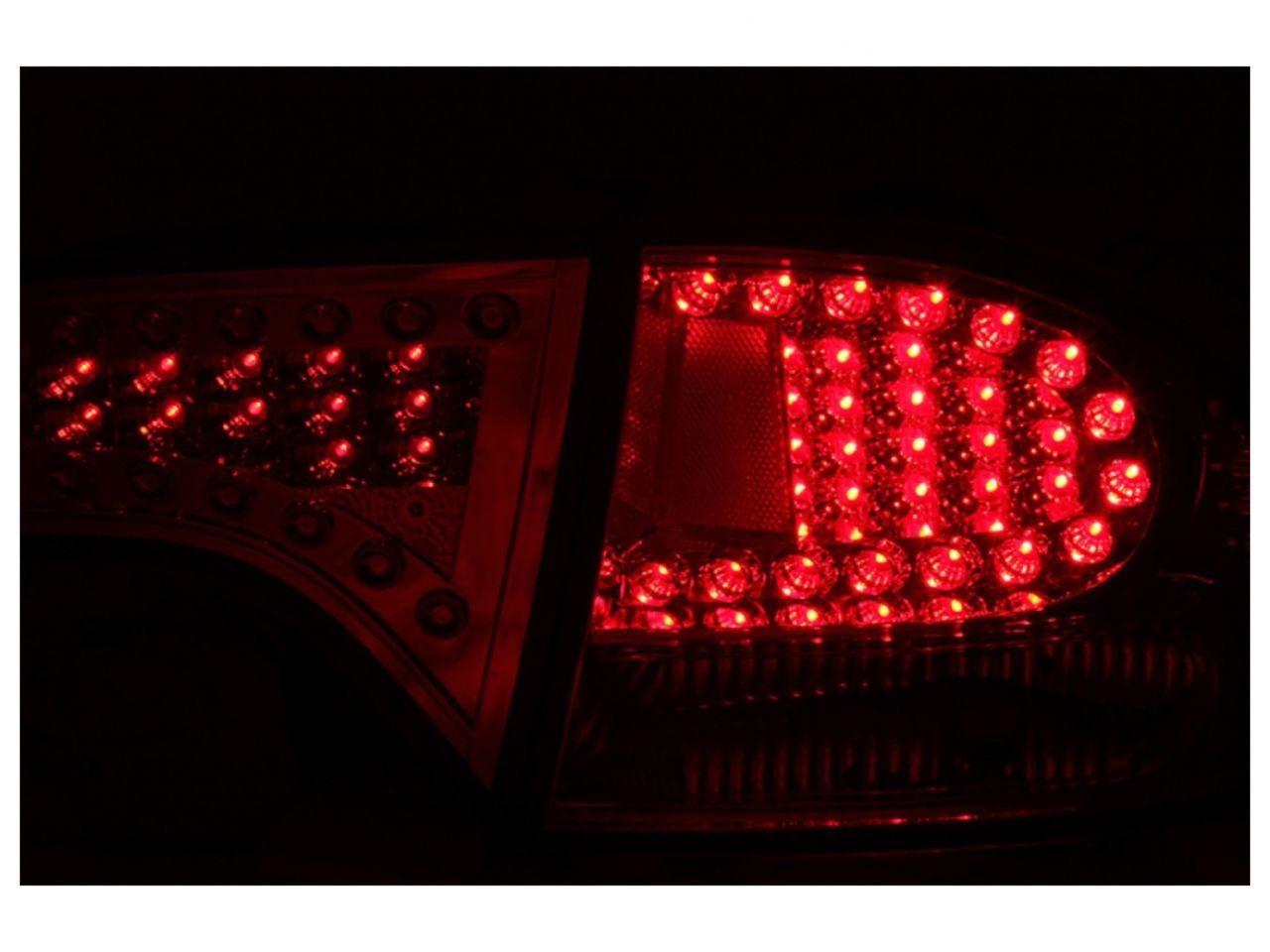 Anzo 2006-2011 Honda Civic LED Tail lights Red/Clear