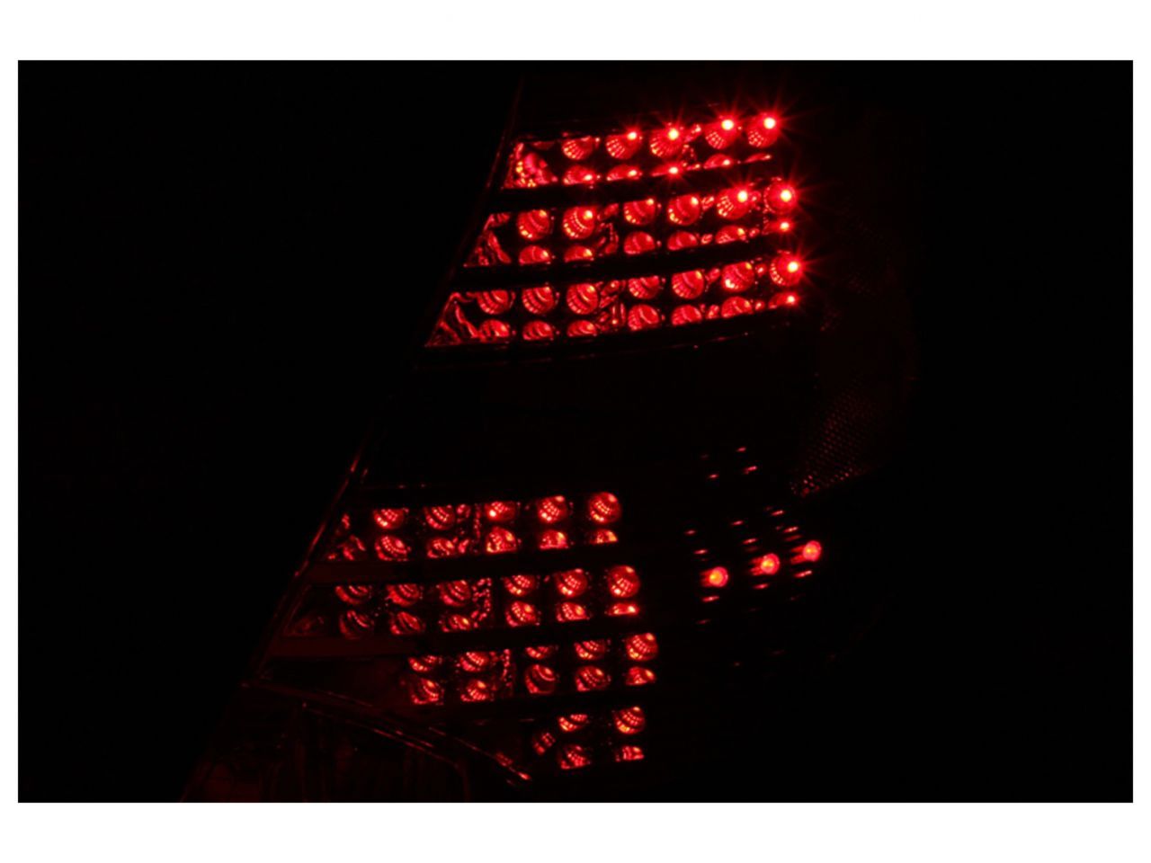 Anzo 2003-2007 Saturn Ion LED Tail lights Red/Clear