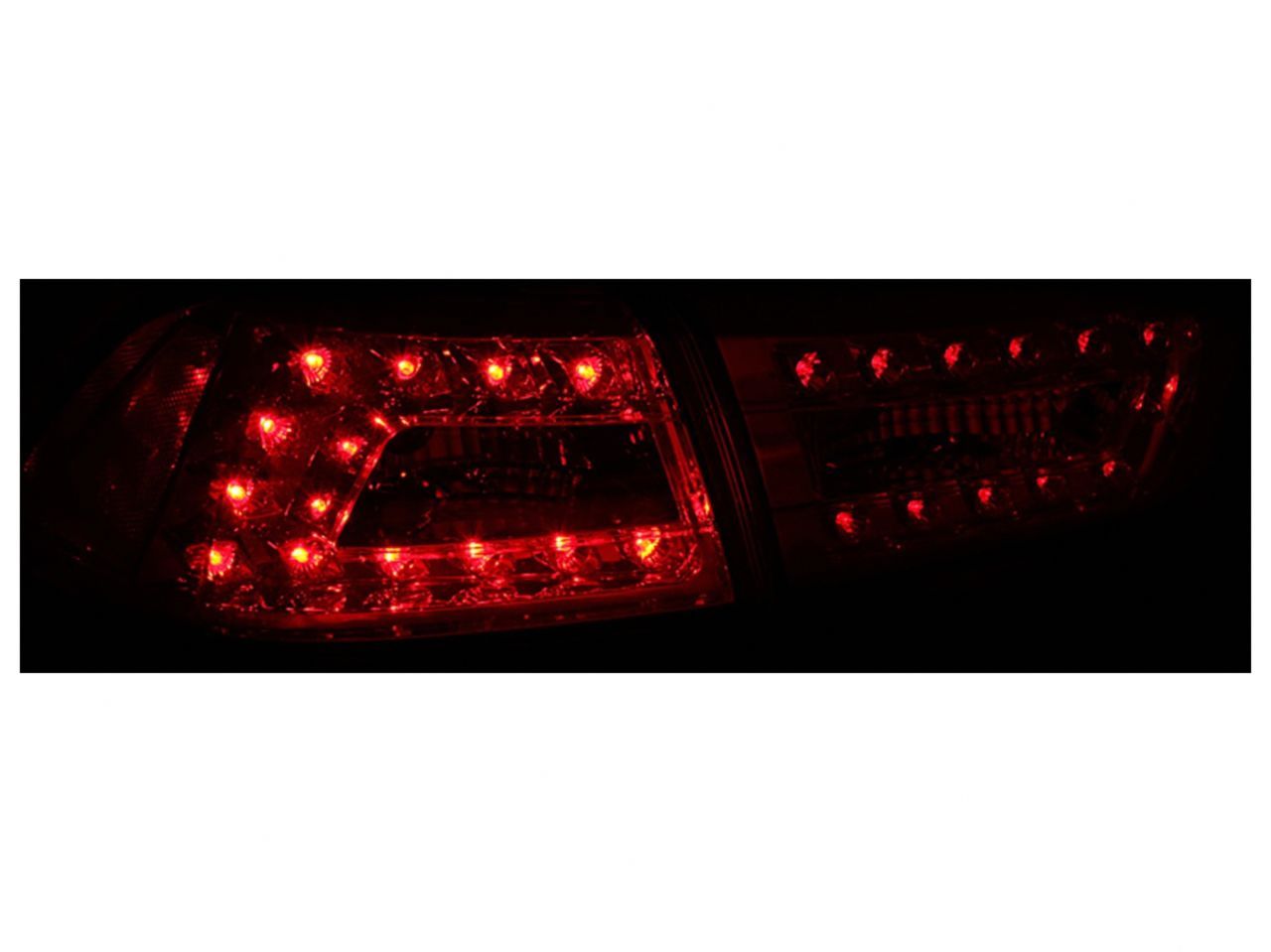 Anzo 2008-2015 Mitsubishi Lancer LED Taillights Red/Smoke