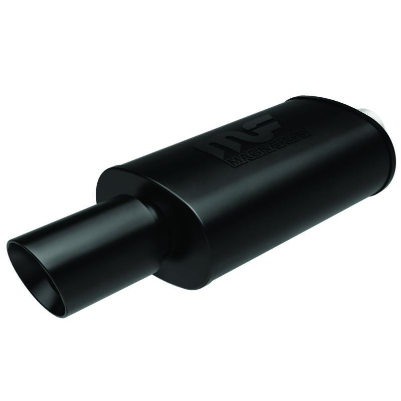 MagnaFlow Muffler with Tip Mag Blk 14x5x8 2.25/4 14868 Main Image