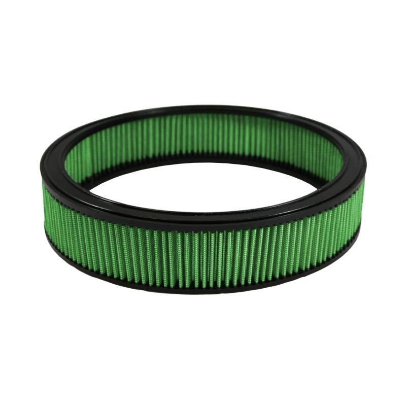 Green Filter 72-74 Pontiac Firebird 400 CID V8 14in x 3in. Round Filter 2012 Main Image