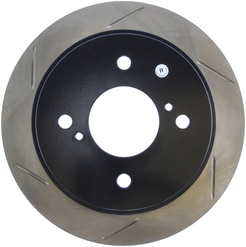 StopTech Sport Slotted Brake Rotor; Rear Left